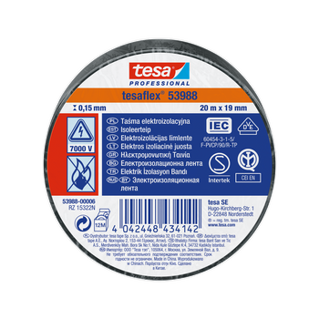 TESA taśma izolacyjna 19mm x 20m