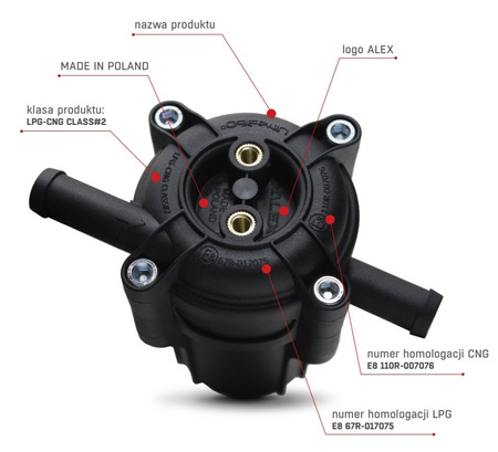 Filtr gazu odstoinikowy ALEX ULTRA 360 GF1212 poliester
