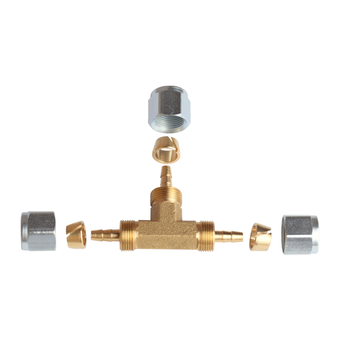 Trójnik do przewodu PCV 6x6x6 Transfer Oil