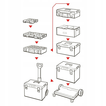 QBRICK ONE 200 VARIO 2.0 SKRZYNKA NARZĘDZIOWA
