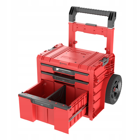 QBRICK PRO CART 2.0 PLUS DRAWER 3 RED ULTRA HD SKRZYNIA NARZĘDZIOWA