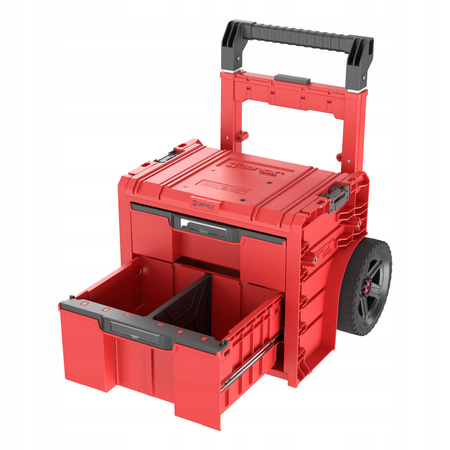 QBRICK PRO CART 2.0 PLUS DRAWER 2 RED ULTRA HD SKRZYNIA NARZĘDZIOWA