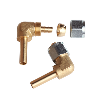 Złączka kątowa przewodu PCV 8/8