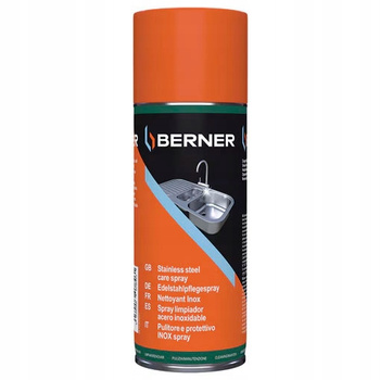 BERNER PREPARAT DO CZYSZCZENIA STALI NIERDZEWNEJ INOX 400ML 160366