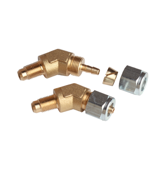 Złączka kątowa przewodu  PCV 135 stopni fi 6 M10x1