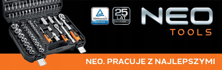 NEO KLUCZE NASADOWE 1/4" 3/8" 1/2" MEGA ZESTAW NARZĘDZIOWY 220 EL 10-220