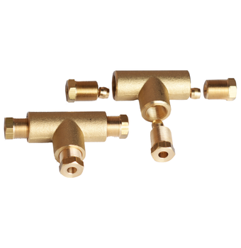 Trójnik do rurki miedzianej 6x6x6