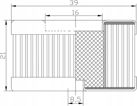 Filtr gazu fazy ciekłej LOVATO FCLOV01