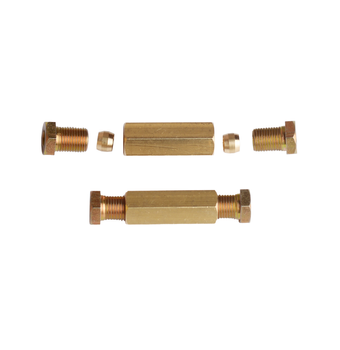 Straight connector of copper wire 6/6mm