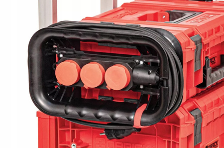 QBRICK CABLE WINDER SET NAWIJAK NA KABLE Z LISTWĄ ELEKTRYCZNĄ 3 GNIAZDA