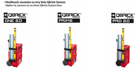 QBRICK LONG ITEMS HOLDER 2szt. UCHWYT NA DŁUGIE PRZEDMIOTY DO SKRZYŃ QBRICK