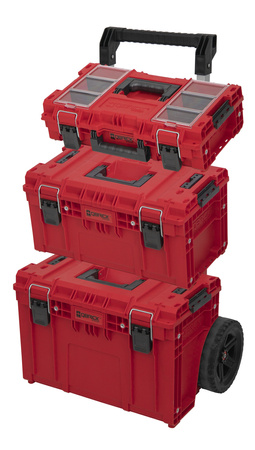 QBRICK ZESTAW SET 1 PRIME RED ULTRA HD SKRZYNKA NARZĘDZIOWA NA KÓŁKACH