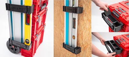 QBRICK LONG ITEMS HOLDER 2szt. UCHWYT NA DŁUGIE PRZEDMIOTY DO SKRZYŃ QBRICK