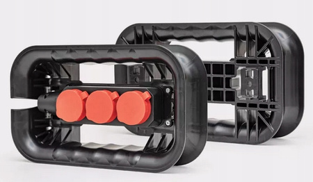 QBRICK CABLE WINDER SET NAWIJAK NA KABLE Z LISTWĄ ELEKTRYCZNĄ 3 GNIAZDA