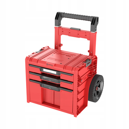 QBRICK PRO CART 2.0 PLUS DRAWER 3 RED ULTRA HD SKRZYNIA NARZĘDZIOWA