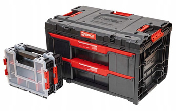 QBRICK ONE DRAWER 2 TOOLBOX 2.0 PROMO SET + 2x Qbrick Regular Organizer 300
