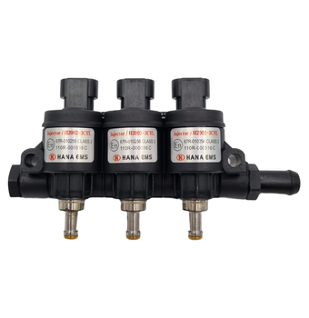 HANA LPG injector strip 3cyl H2002 red