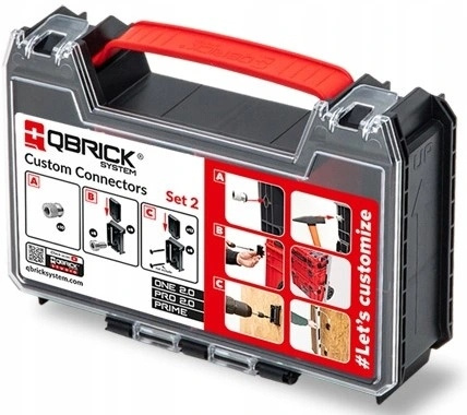 QBRICK CUSTOM CONNECTORS SET 2 SZYBKOZŁĄCZKI MOLETY