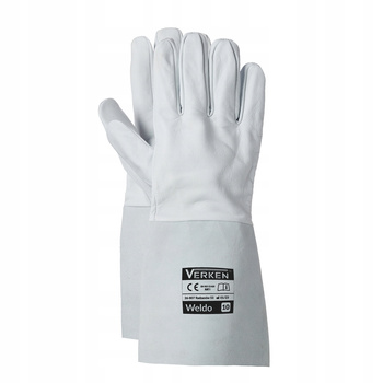 RĘKAWICE RĘKAWICZKI ROBOCZE SKÓRZANE SPAWALNICZE Weldo 10/XL