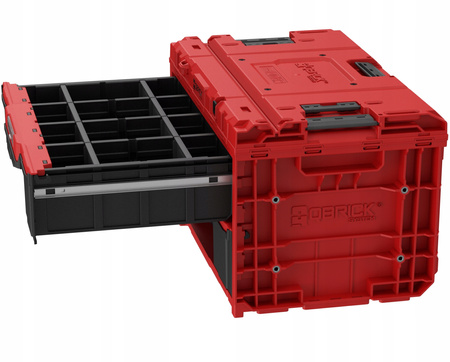 QBRICK ONE DRAWER 2 TOOLBOX 2.0 RUHD SKRZYNKA NARZĘDZIOWA Z SZUFLADAMI