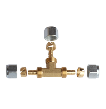 Trójnik do przewodu PCV 8x8x8 Transfer Oil